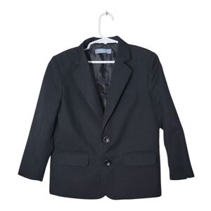 Sweet Kids Cole Collection Blazer Black Polyester Classic Fit Size 6/24w